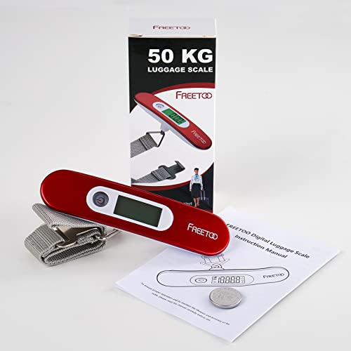 FREETOO Luggage Scale Portable Digital Weight Scale for Travel Suitcase